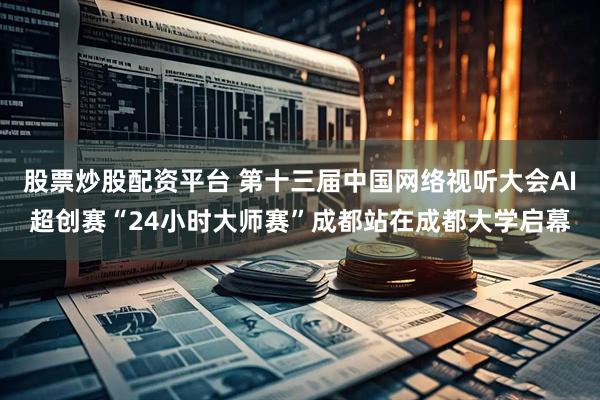 股票炒股配资平台 第十三届中国网络视听大会AI超创赛“24小时大师赛”成都站在成都大学启幕